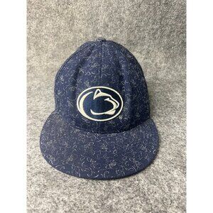 Zephyr 32/5 Penn State Baseball Hat Men's 7 1/2 Blue Fitted Nitty Lions